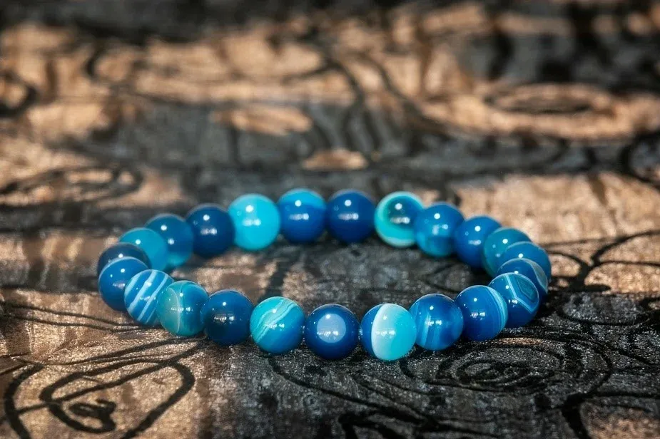 Achát  ásványkarkötő