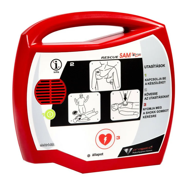 SA DEFIBRILLÁTOR RESCUE SAM AUTOMATA 200J